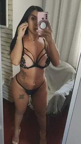 Big Ass Big Tits Brazilian Latina Lingerie Tanlines Thick Thong Trans clip