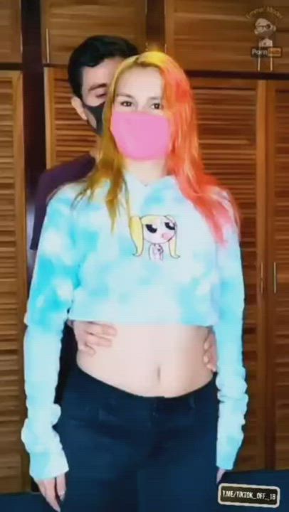 Ass Couple Dancing Naked TikTok clip