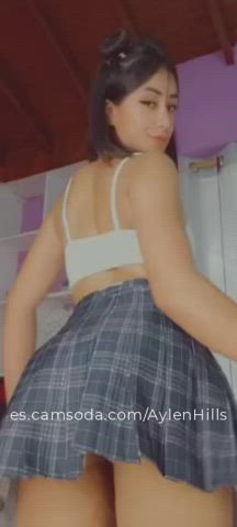 Latina Schoolgirl Sensual Tease clip