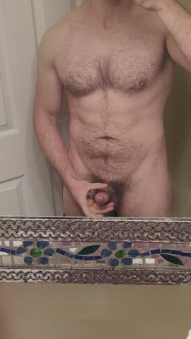 Some muscle and a lot of cum