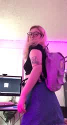 Ass Ass Spread Schoolgirl Skirt clip