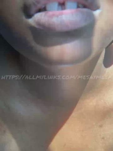 Ebony Lips Throat Tongue Fetish clip
