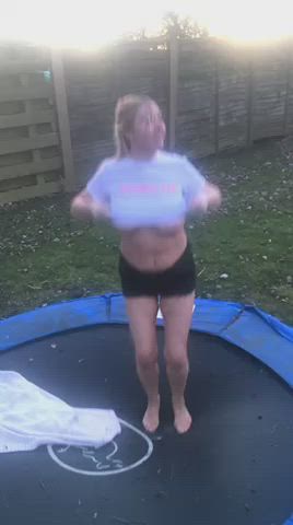 My 53 yr old bouncing boobs x