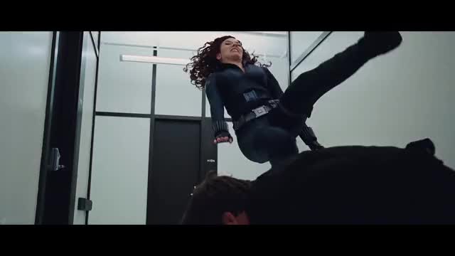 Happy & Black Widow vs Hammer Security | Iron Man 2 (2010) Movie Clip
