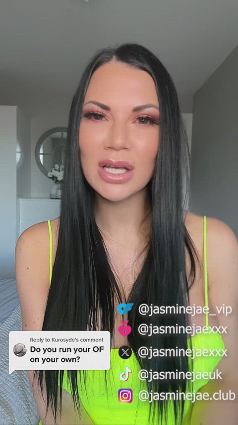 When you talk to Jasmine Jae on OF you're talking to the real Jasmine Jae