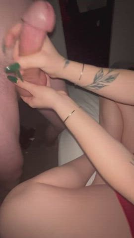 Long nails and long cocks is a good combination (OC)