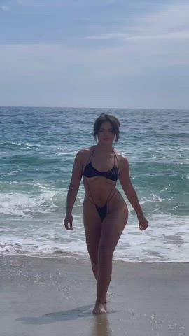 beach bikini ebony clip
