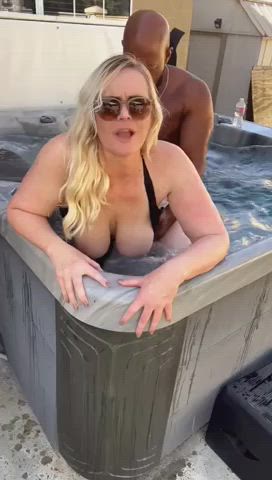 BBC, your wife, hot tub = heaven