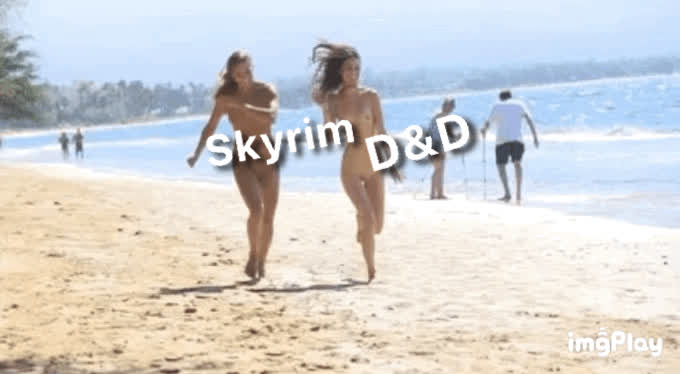 beach naked nude nudist outdoor clip