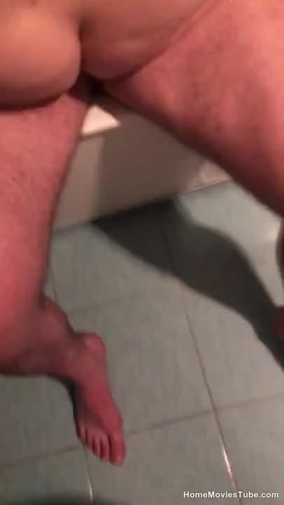 Stroking my cock watching her fuck