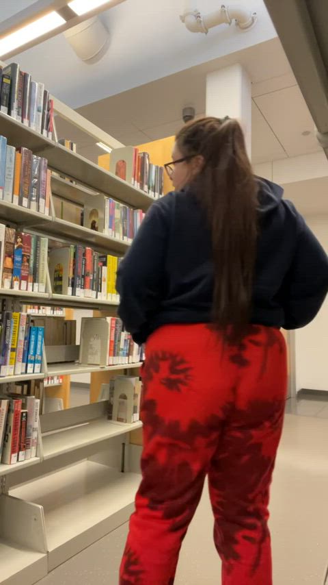 lets get high and fuck in the library