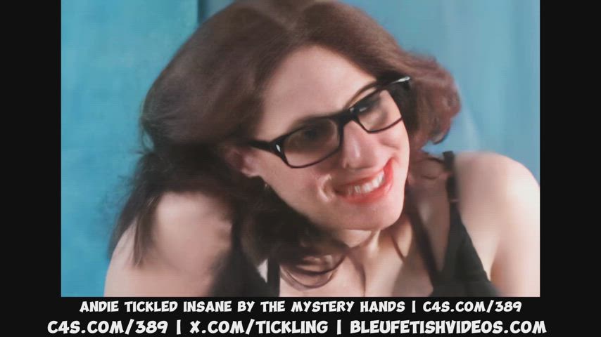 Andie is tickled and driven crazy by The Mystery Hands!