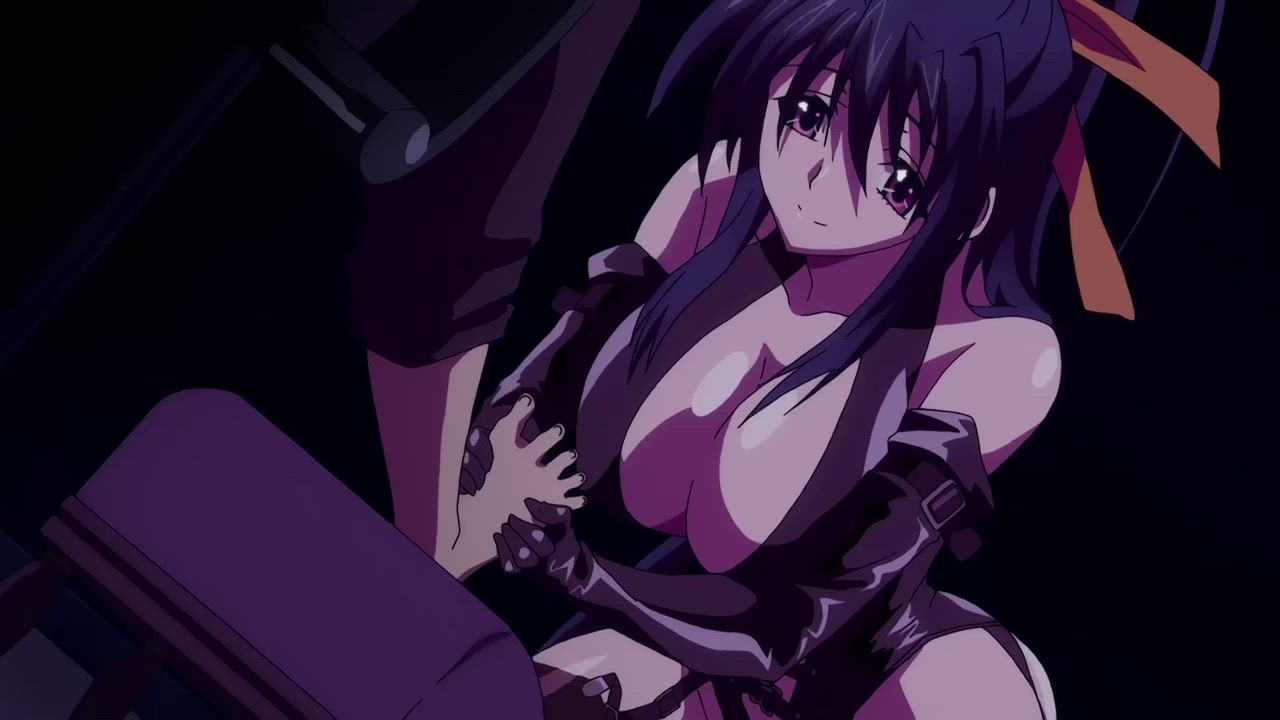 Akeno gives the world's hottest Foot Message! [Highschool DxD] (Episode 14 (OVA))