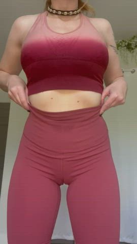 Would you lick the sweat off my ass after a hot run?
