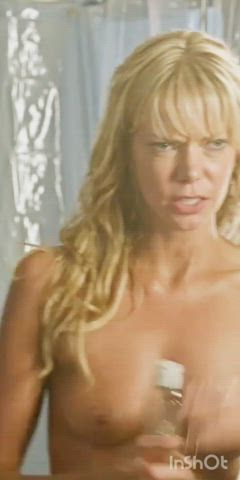 Bathroom Body Boobs MILF Nude Oiled Perky Pussy Rubbing clip