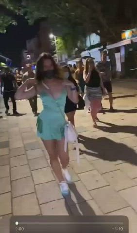 Walking and flashing + full video in the comments