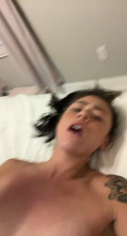 I was out of town last weekend and my boyfriend got a video of me swallowing a guy