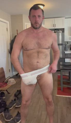dad daddy gay jock male masturbation underwear clip