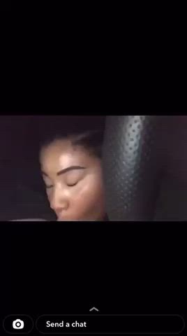 Amateur Blowjob Car Sex Deepthroat Ebony Interracial r/BrownChicksWhiteDicks clip