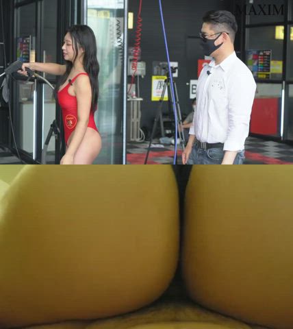 asian asian cock big ass bikini couple korean riding split screen porn clip