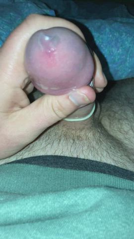 Condom cumshot (: