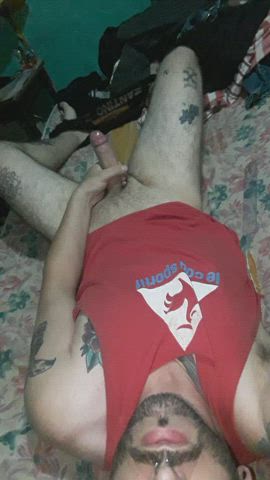 argentinian cock exhibitionist handjob homemade masturbating nude penis tattoo clip