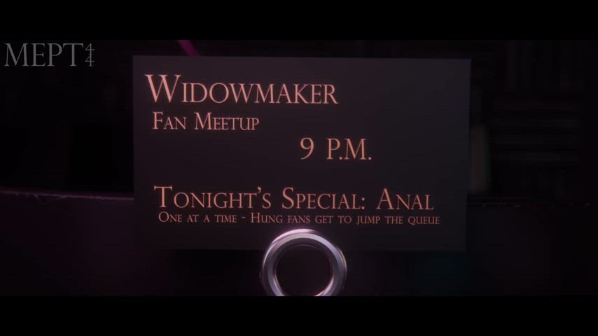 Widowmaker trains her anal skills for a Meet and Greet (mept44)