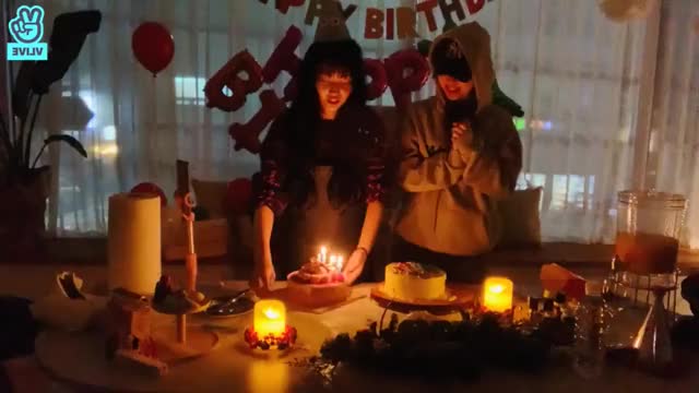 Nayeon and Tzuyu celebrating Momo's Birthday