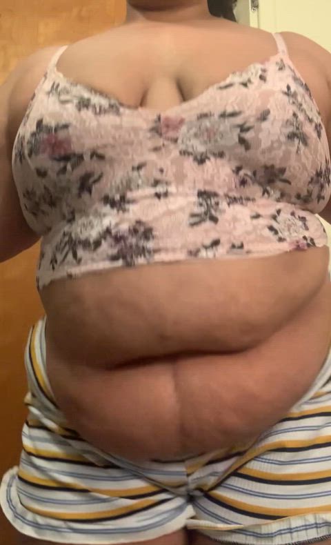 bbbw bbw black chubby ebony grabbing jiggle jiggling sbbw belly thick-bbw-babes clip