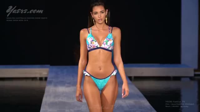 Aqua Blu Swimwear Bikini Fashion Show SS 2019 Miami Swim Week 2018 Paraiso Fashion