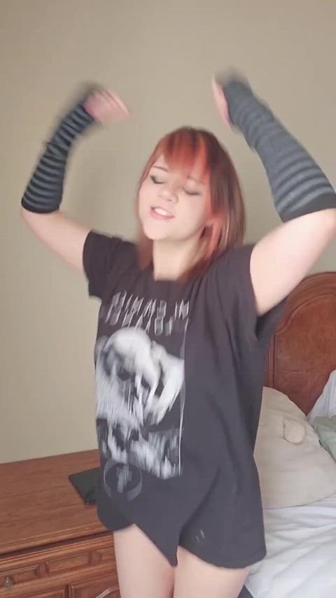 amateur boobs brunette cute emo goth latina teen tits clip