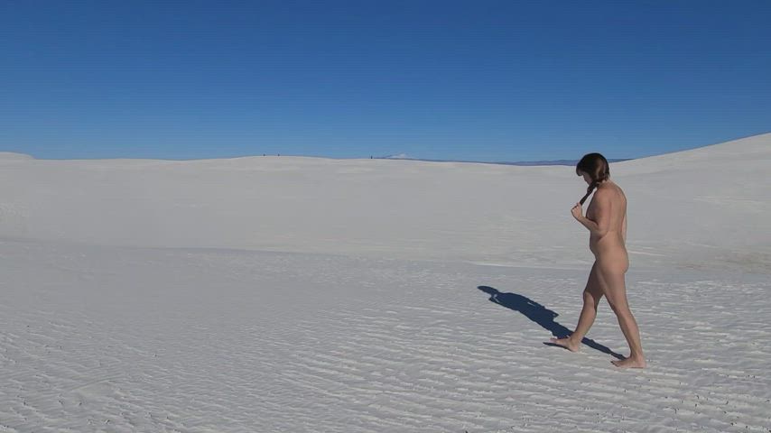Cartwheels in White Sand