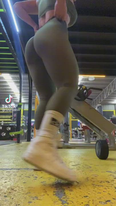 Ass Fitness Gym Latina Leggings TikTok Workout clip