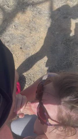 Went to Joshua Tree ? Just so he could film me being a CUM SLUT…I loved it! [F]