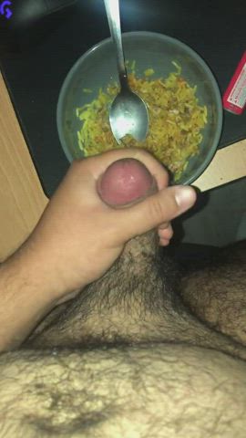 cumshot food fetish hairy jerk off sister solo clip