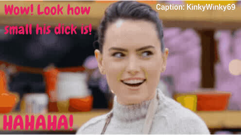 caption celebrity daisy ridley femdom humiliation uk r/sph clip