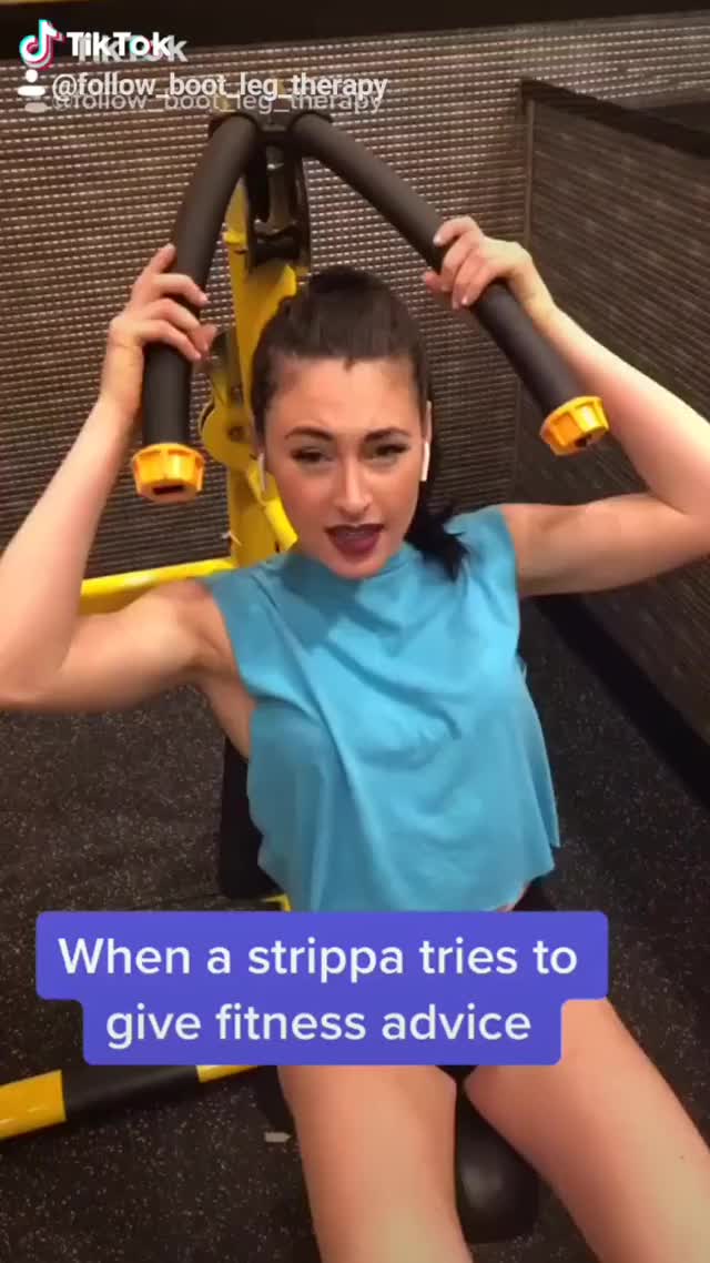 Tiktok...Stripper at the gym