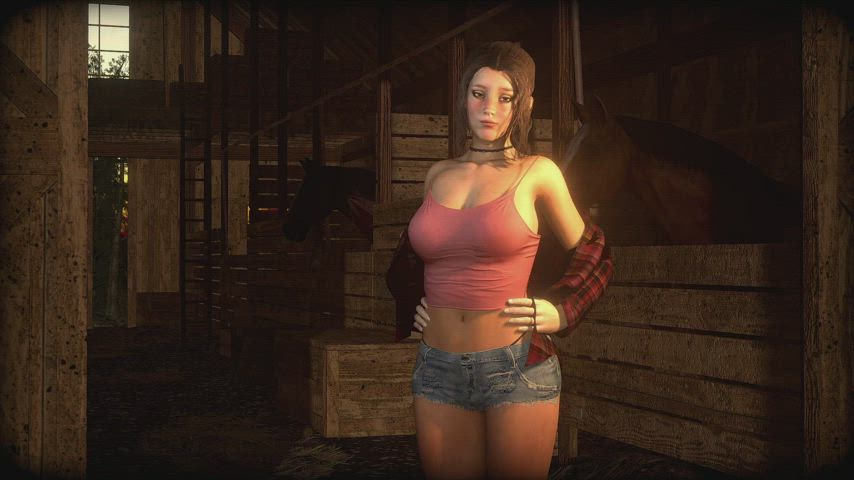 You're not so sure anymore if the new girl on the farm will be of any help... or