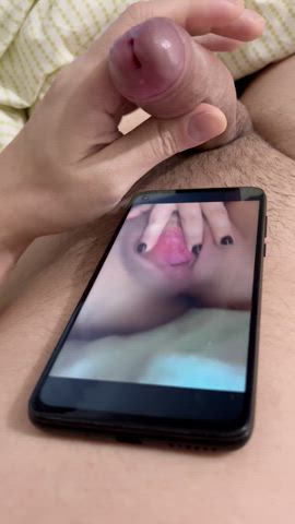 cock cum cumshot male masturbation tribbing tribute r/tributeme clip