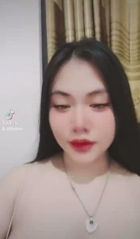 Big Tits Chubby Nipples Shaking TikTok Topless clip