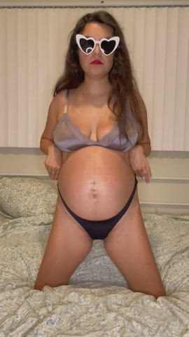 Mom Pregnant Strip Porn GIF by ashleyslittlefeet