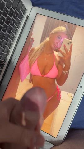 babe big dick big tits bikini blonde cock jerk off scottish tribute clip