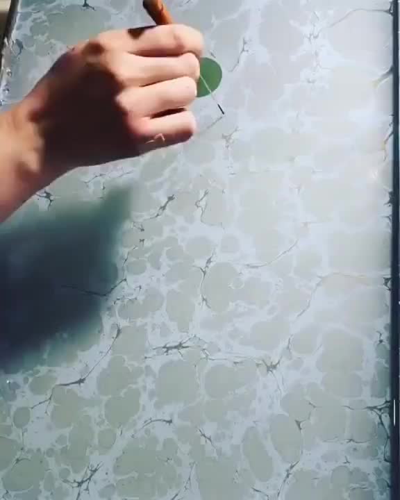 Gorgeous water Marbeling art