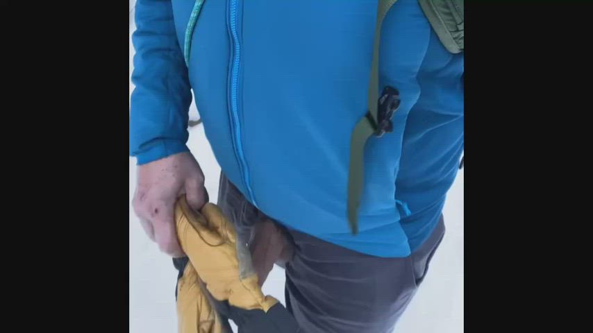 Hiking with my cock out and cumming on trail.