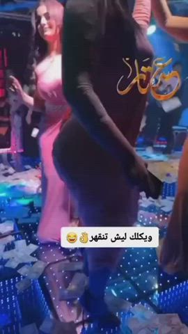 Middle Eastern Big Ass in the club