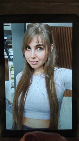 blonde celebrity cum cum on tits cumshot dana facial gamer girl latvian tiktok tribute