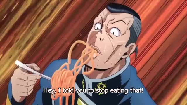 【HD】ジョジョ: Okuyasu Eats Italian Food (Part 3)