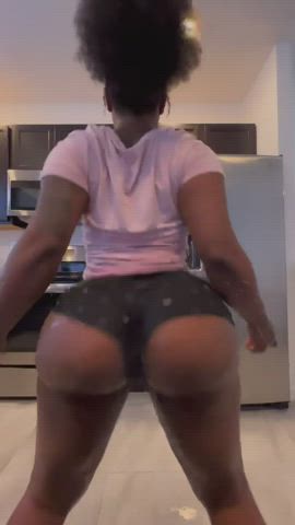Big Ass Booty Ebony Thick Thighs Twerking clip