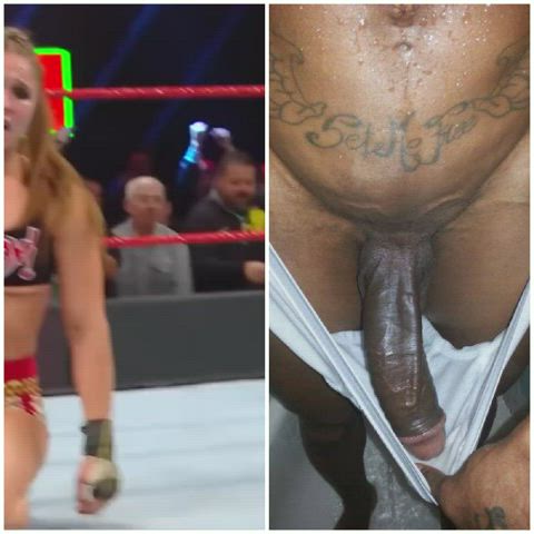 Ronda can't believe just how big and superior Black Men are