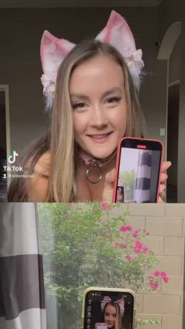 18 years old barely legal dancing pussy split screen porn tiktok clip